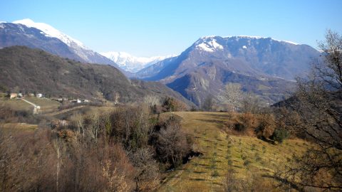 Panorama verso la Val Lapisina